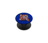 Senior Mom The Final Quarter Basketball Season PopSockets Adhesive PopGrip