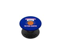 Senior Mom The Final Quarter Basketball Senior Season PopSockets Adhesive PopGrip
