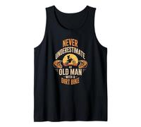 Senior Motocross Riders Dominate the Off Road Dirt Trails Tank Top