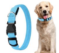 Senior Pet Lighted Collar - 49×2.5cm, Flashing Dog Collar | Rechargeable - USB Light-Up PetCollar | Reflective, Adjustable, Comfortable | Night Walk, Camping, Hiking, Yard Play