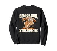 Senior Rabbit Owner Binky Older Bunny Appreciation Sweatshirt