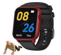 Senior Smart Watch with SOS Button, Fall Detection, GPS Tracker, Two-Way Calling, Waterproof, SIM Support for Elderly Safety