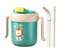 Senior Spill Cup - 300 ML Leak Proof Heat Retaining Drinking Cup, Elderly Feeding Support Aid, Patient Hydration Assistance Device with Controlled Flow Lid | Designed for Senior Patient Daily Care