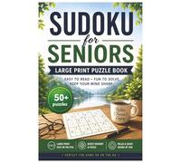 Senior Sudoku Puzzle Book: Sudoku Puzzles for Seniors | Easy to Read, Help Calm the Mind, Relax, and Focus | 6x9 Inches, 110 Pages | 50+ Puzzles | Solutions Included