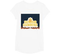 Senior Sunrise 2025: The Beginning of The End T-Shirt, Girls, White, Large