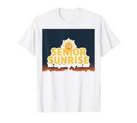 Senior Sunrise 2025: The Beginning of The End T-Shirt, Men, White, 6XL