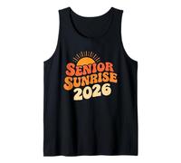 Senior Sunrise 2026 Graduation My Last First Day Funny Tank Top