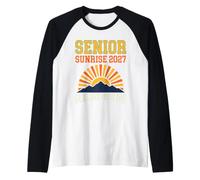 Senior Sunrise 2027 Our Last First Day Class of 2027 Raglan Baseball Tee