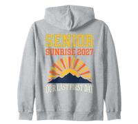 Senior Sunrise 2027 Our Last First Day Class Of 2027 Zip Hoodie