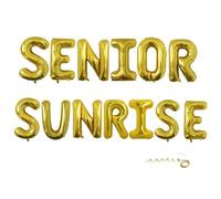 Senior Sunrise Banner,Sunrise Backdrop for Class of 2027 High School College Decorations for First Day of School Seniors Year Event Back to School Decor