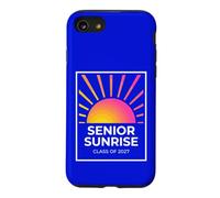 Senior Sunrise Class Of 2027 Retro Sunburst Graduation Case for iPhone SE (2020) / 7/8