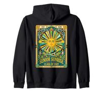 Senior Sunrise Class of 2027 Tarot Card Zip Hoodie