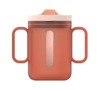 Senior Water Cup -300ml Leak Proof Drinking Cups for Elderly People Smoothly and Safely with Water, Soup or Porridge. For People with Difficulty Swallowing.