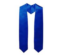 Senior Year Ribbon Scarf Casual Solid Color Scarf Belt Graduation Season Solid Colour Student Bachelor's Doctorate Honours Scarf Ribbon Ribbon (Blue, One Size)
