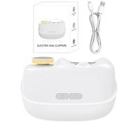 Seniors ABS Electric Nail Clippers | Safety Clippers with LED Light, Electric Nail Leftover Storage Design | Nail Clippers Women, Men, Elderly, Home, Travel,