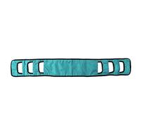 Seniors Bed Transfer Sling Labor Saving Widened Breathable Elderly Lift Turning Belt with Padded Handle for Patient Caregivers Home Hospital Use (Green)