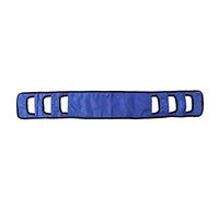 Seniors Bed Transfer Sling Labor Saving Widened Breathable Elderly Lift Turning Belt with Padded Handle for Patient Caregivers Home Hospital Use (Blue)