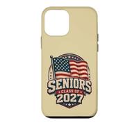 Seniors Class of 2027 American Flag Graduation Case for iPhone 12 mini