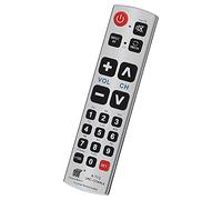 Seniors Elderly Big Button Universal Extra Large Remote Control UNOCAR | Jumbo Giant Remote, Simple Easy Basic Control, for LG Samsung Sony JVC Toshiba Sharp Panasonic Technika Hitachi Polaroid TVs
