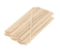 SENJEOK 100 PCS Long Bamboo Craft Sticks, 40 x 0.9 x 0.2 cm Flat Wooden Strips for Star Lantern Making DIY Craft