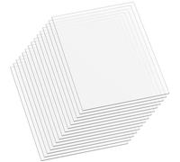 SENJEOK 15 PCS A6 Small Clear Acrylic Sheet, 1mm Thick Transparent Plastic Sheet, 10 x 15cm/4 x 6 Inch Acrylic Panel Board for Picture Frame Replacement, Art Display, DIY Craft