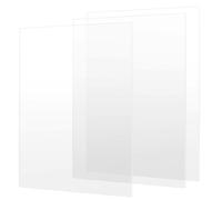 SENJEOK 3 PCS A3 Clear Acrylic Sheets, 2 mm Thick Transparent Plastic Sheet, Acrylic Panels for Home Decoration, Display Frame, DIY Painting Projects, 420 x 297 mm