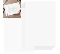 SENJEOK 50 PCS A3 Tracing Paper 90gsm, Transparency Tracing Paper Pad for Sketching, Drawing, Scrapbooking