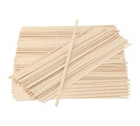 SENJEOK Natural Bamboo Flat Sticks, 16 Inch Length, 1000 Pack, for Art Projects, Wood Crafting