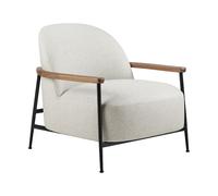 Senjour Armchair With Armrests Flair Special 201 With Legs In Matt Black