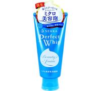 Senka Perfect Whip 120g, Moisturizing Facial Cleansing Foam, Enriched with Silk and Hyaluronic Acid, Made in Japan