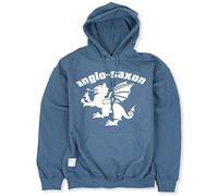 Senlak England Anglo Saxon Indigo Hoodie (X-Large)