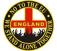 Senlak England Car Sticker - No To The EU - Also for laptops, tablets etc (Large)