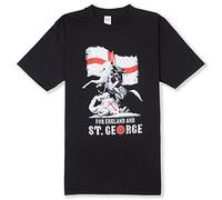 Senlak for England and St George T-Shirt (XL) Black