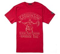 Senlak Harold Godwinson Warrior King Anglo-Saxon T-Shirt (Large, Cardinal Red)
