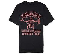 Senlak Harold Godwinson Warrior King Anglo-Saxon T-Shirt (Small, Black)