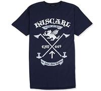 Senlak Huscarl Lords of War Anglo-Saxon England T-Shirt (Large, Navy)