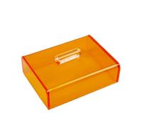 SENLIN DENTAL Dental Curing Light Protector Box, Rugged and Durable Dental Box, Orange Shield Cover Box with 2 Size