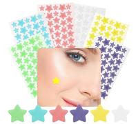 SENLINLIN Acne Pimple Patch, 6 Colors 240 Pieces Star Pimple Patches with Tea Tree Oil & Centella Oil, Hydrocolloid Acne Patches Spot Treatment, Cute Star Acne Patches, Vegan & Cruelty-Free