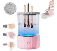 SENLINLIN Electric Makeup Brush Cleaner, 3 in 1 Multi-Functional Cosmetic Brush Cleaner with Cleaning, Drying and Disinfecting, Portable USB Automatic Makeup Brush Cleaner, Beauty Gift for Women