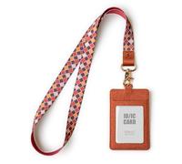 SENLLY - Badge Holder with Detachable Lanyard, 2 Credit Card Slots and 1 ID Window for ID, School ID, Driver's License, Credit Cards