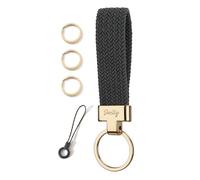 SENLLY Car Keychain, Stretchy Key Holder, Original Elastic Anti-Drop Design Finger Lanyard Strap