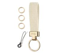 SENLLY Car Keychain, Stretchy Key Holder, Original Elastic Anti-Drop Design Finger Lanyard Strap