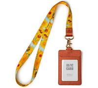 SENLLY ID Badge Holder Gift with Cute Neck Lanyard Strap, 2 Card Slots and 1 Clear ID Window, for Women and Men