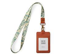 SENLLY ID Card Holder with Cute Lanyard, Vertical ID Card Holder, Card Badge Holder with Double-Sided Card Slots