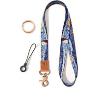 SENLLY Neck Lanyard Strap for Keys, Original Pattern Design ID Badge and Keychain Holder
