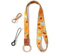 SENLLY Neck Lanyard Strap for Keys, Original Pattern Design ID Badge and Keychain Holder