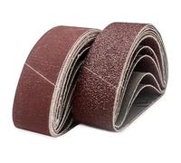 SenmaiTools 15 pcs Sanding Belts 30 x 303 mm (3 x Grit 40/80/120/180/320) Sandpaper Belts for Hardware, Wood, Metal and Paintwork