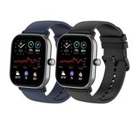 SenMore 20mm Soft Silicone Replacement Strap Compatible with Amazfit Bip Band Younth Smart Watch Suitable for Gear S2 Frontier/Classic,Watch 2 (NO TRACKER) (Purple&Gray, 20MM)