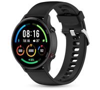 SenMore 22 mm Silicone Strap Compatible with Xiaomi Watch S1/S2/S3/S4/S1 Pro/S1 Active/2/2 Pro/Xiaomi Mi Watch Color Sport, Adjustable Sport Replacement Bracelet for Smartwatch.(No host), 130 mm a 220