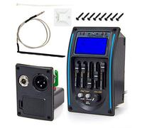 Senmubery 5 Band EQ Equalizer Pickup, Acoustic Guitar Preamplifier Tuner with LCD Tuner and Volume Control LC-5